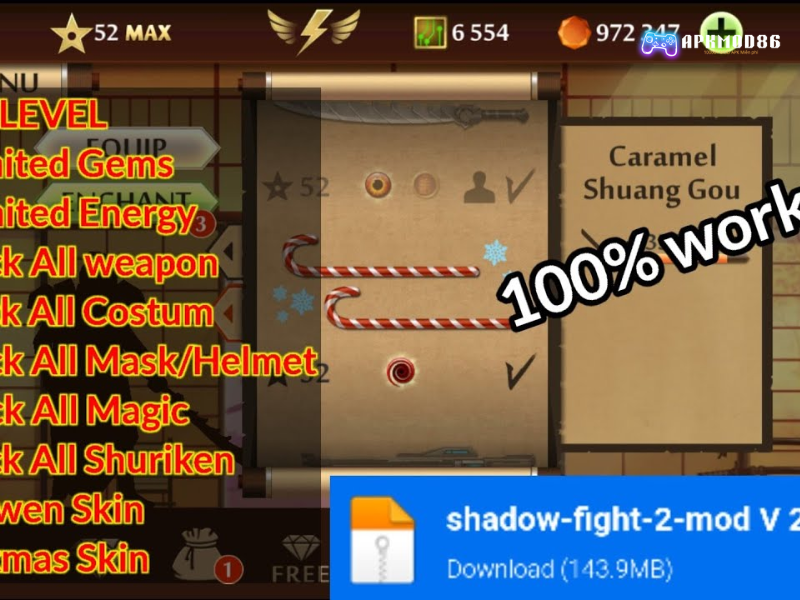 Lợi Ích Khi Sử Dụng Shadow Fight 2 Mod APK Level 52 Max